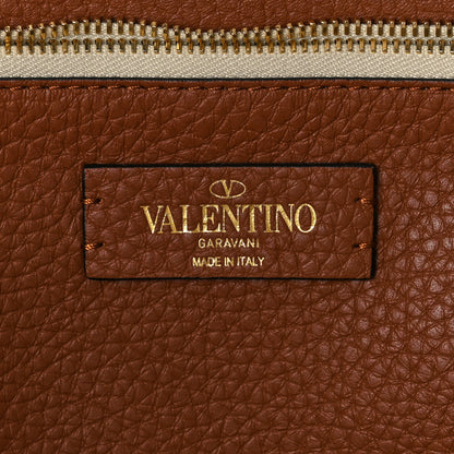 Valentino Garavani Raffia Calfskin Rockstud Summer Tote Multicolor 6 of 9