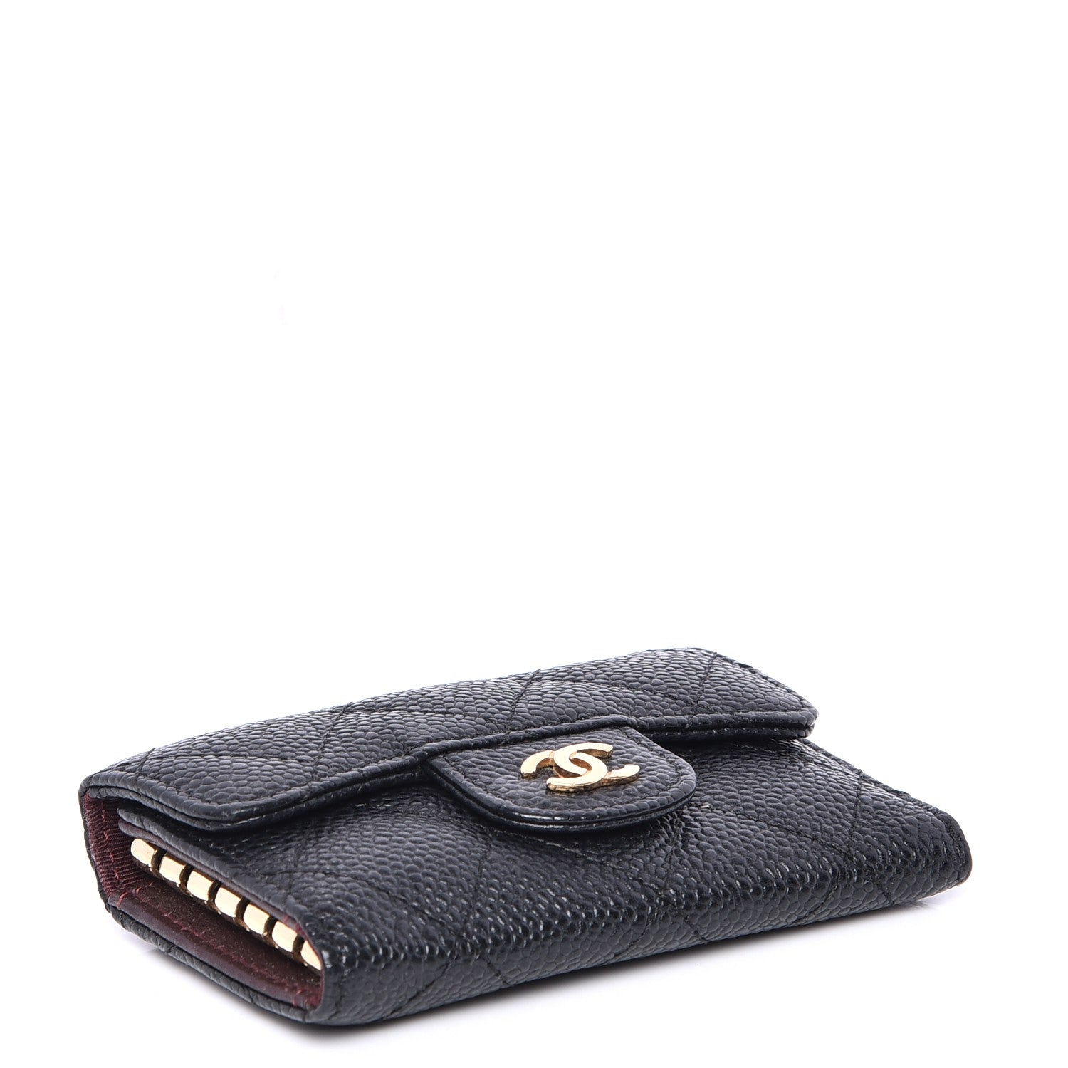 Chanel Caviar Quilted 6 Key Holder Black 4 of 9