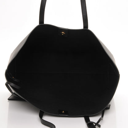 Saint Laurent Calfskin Large Shopping Tote Black 6 of 7