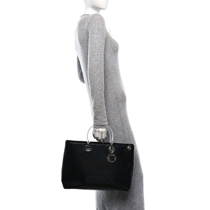 Christian Dior Glazed Calfskin Large Lady Dior Tote Black 3 of 18