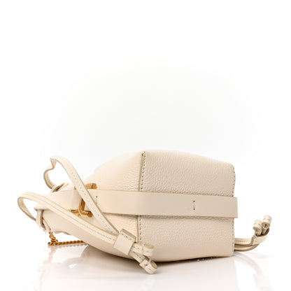 Chloe Grained Calfskin Micro Marcie Bucket Bag Misty Ivory 4 of 10