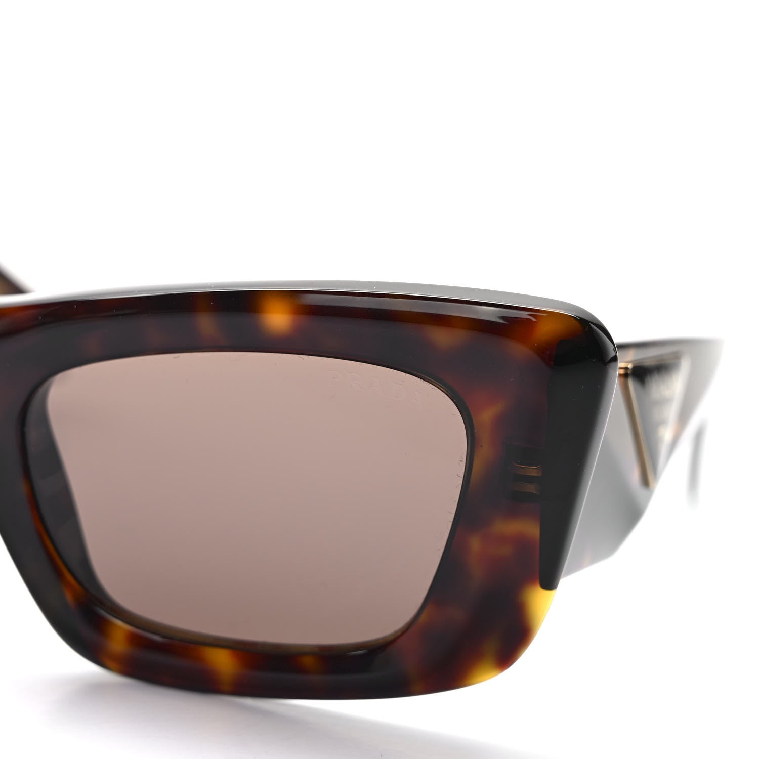 Prada Acetate Symbole Sunglasses SPR 13Z Tortoise 5 of 8
