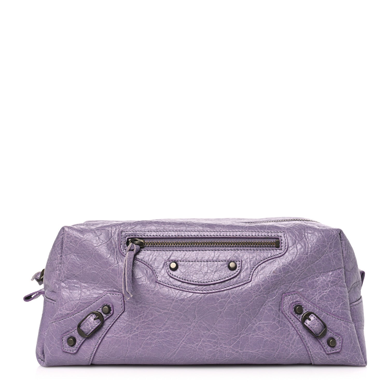 Balenciaga Agneau Classic Hardware Pencil Case Glycine 1 of 10