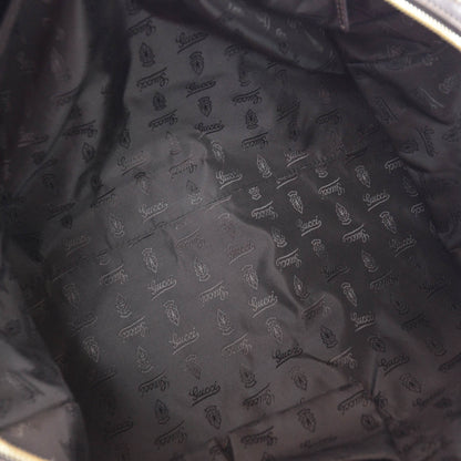 Gucci Crystal Monogram Duchessa Boston Bag Ebony 7 of 8