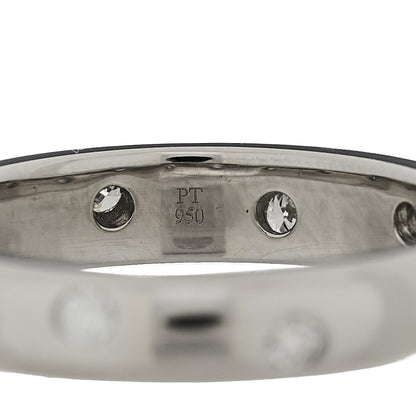Tiffany Platinum Diamond 4mm Etoile Band Ring 52 6 4 of 5