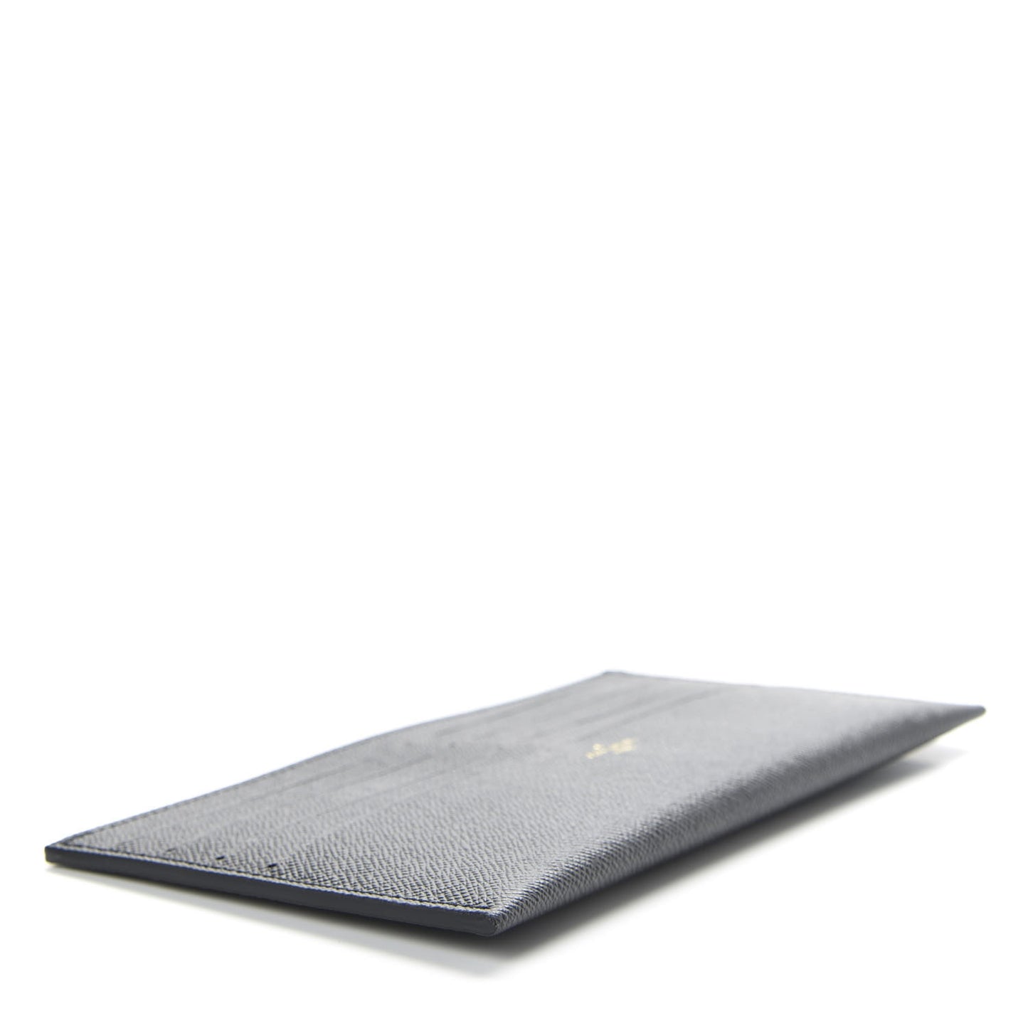 Calfskin Felicie Chain Wallet Card Holder Insert Black