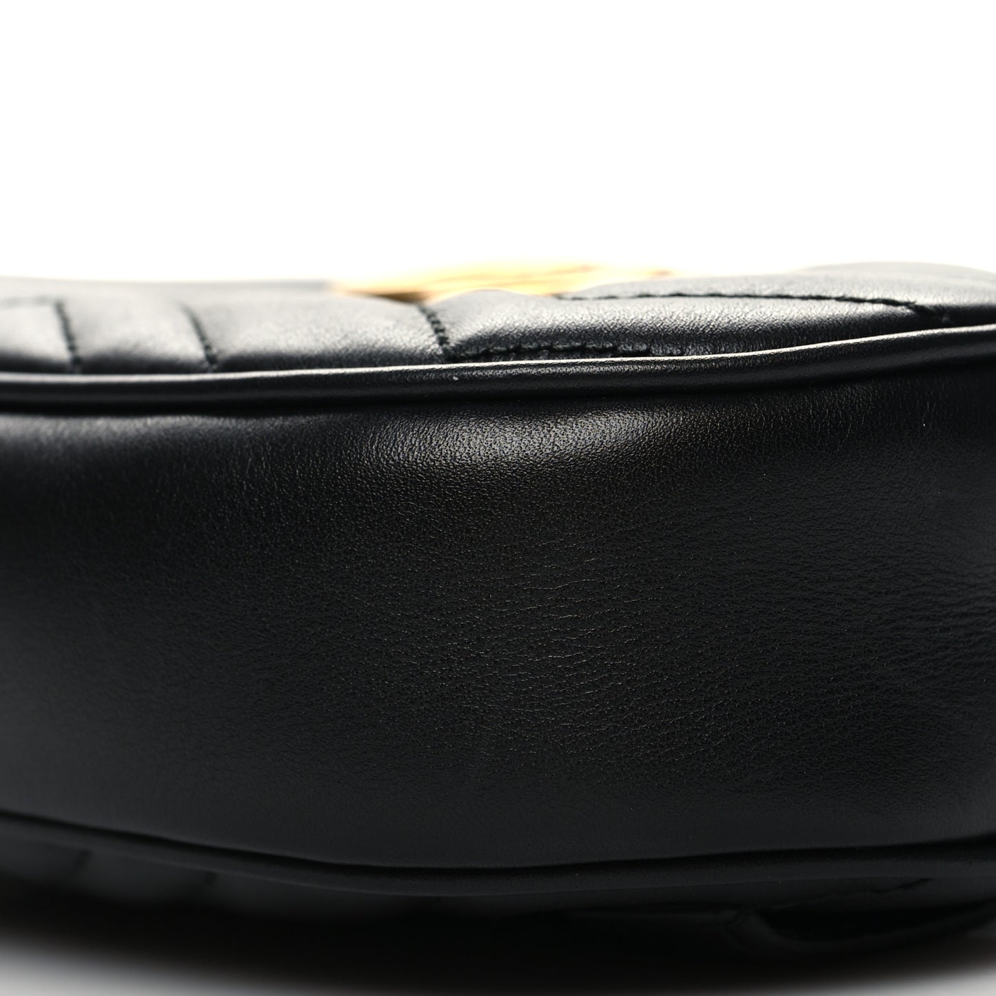 Calfskin Matelasse GG Marmont Belt Bag 85 34 Black