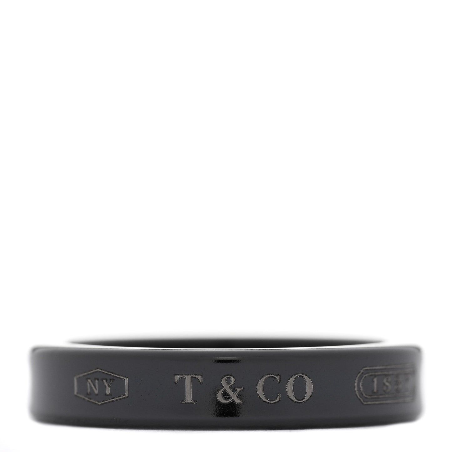 Titanium 1837 Narrow Band Ring 51 5.75