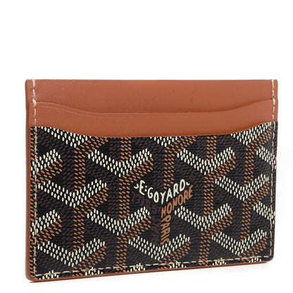 Goyard Goyardine Saint Sulpice Card Holder Black Gold 3 of 8