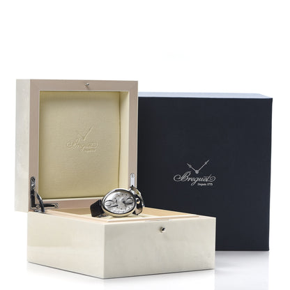 Breguet Stainless Steel Alligator Mother of Pearl 36mm Reine de Naples Automatic Watch 8967ST/58/986 9 of 9