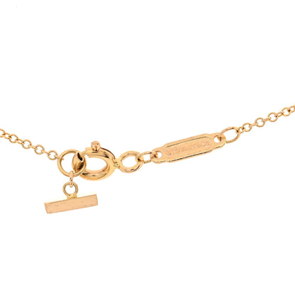 Tiffany 18K Rose Gold Small T Smile Pendant Necklace 4 of 4