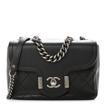 Chanel Grained Calfskin Archi Chic Flap Black 1 of 12