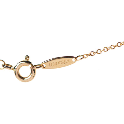 Tiffany 18K Yellow Gold Diamond .17ct Elsa Peretti Diamonds by the Yard Pendant Necklace 5 of 6
