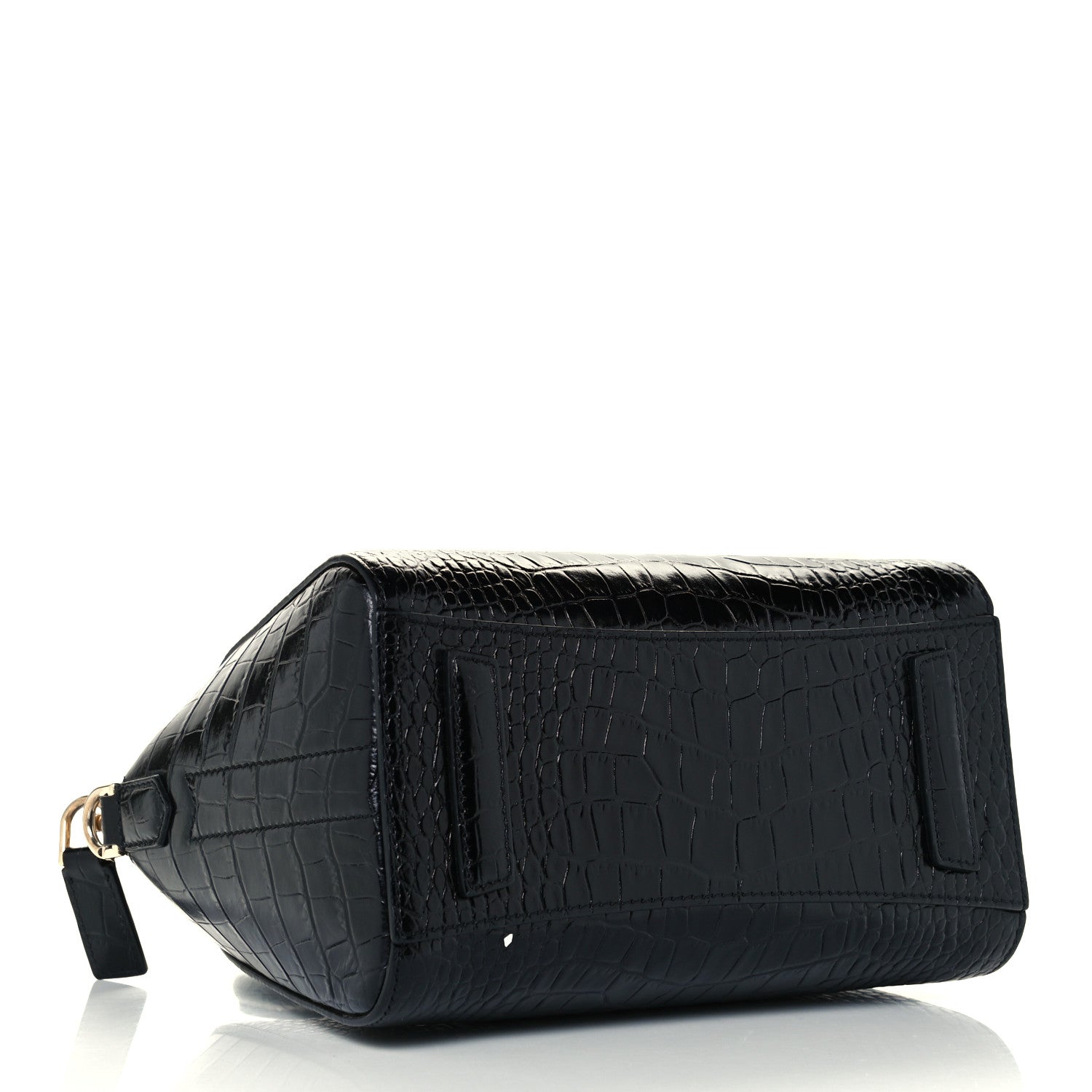 Givenchy Calfskin Crocodile Embossed Mini Antigona Black 4 of 11