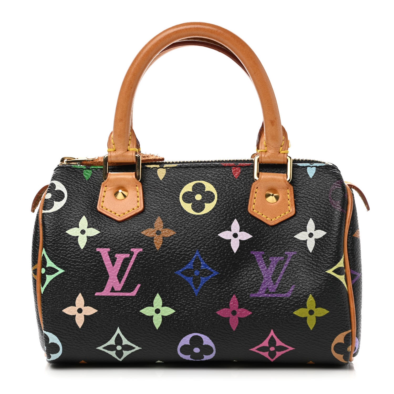 Louis Vuitton Monogram Multicolor Mini Sac HL Speedy Black 1 of 6