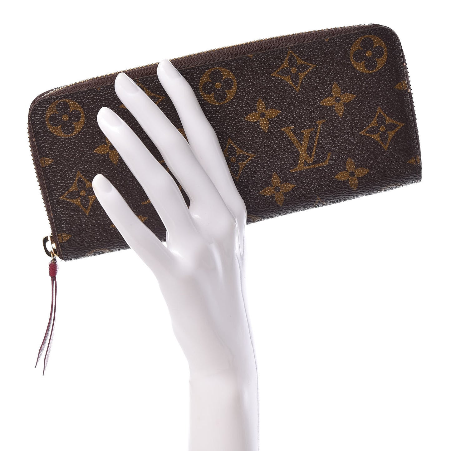 Monogram Clemence Wallet Fuchsia