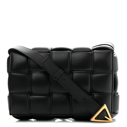 Bottega Veneta Nappa Maxi Intreccio Padded Cassette Crossbody Bag Black 1 of 8