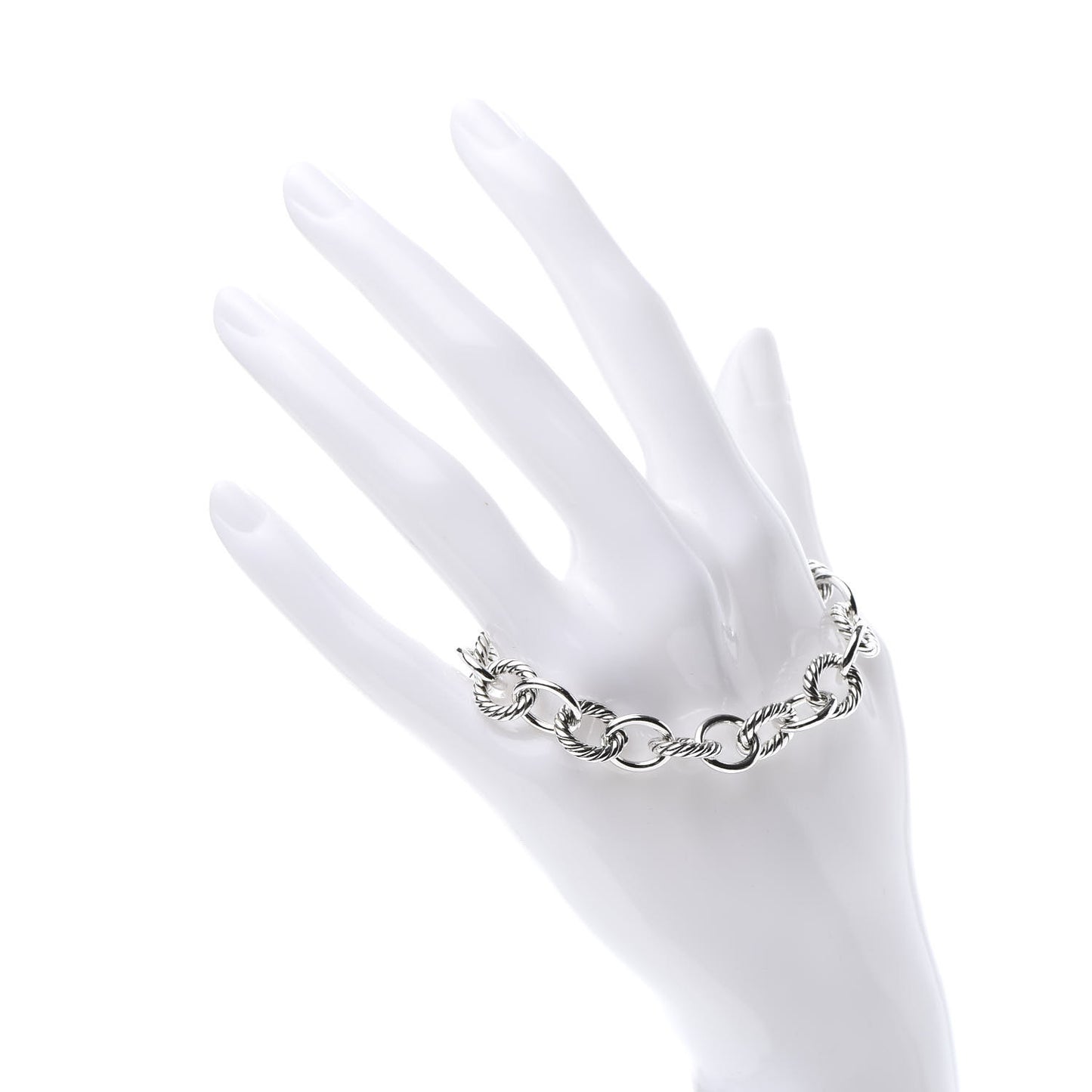 Sterling Silver 10mm Medium Oval Link Bracelet