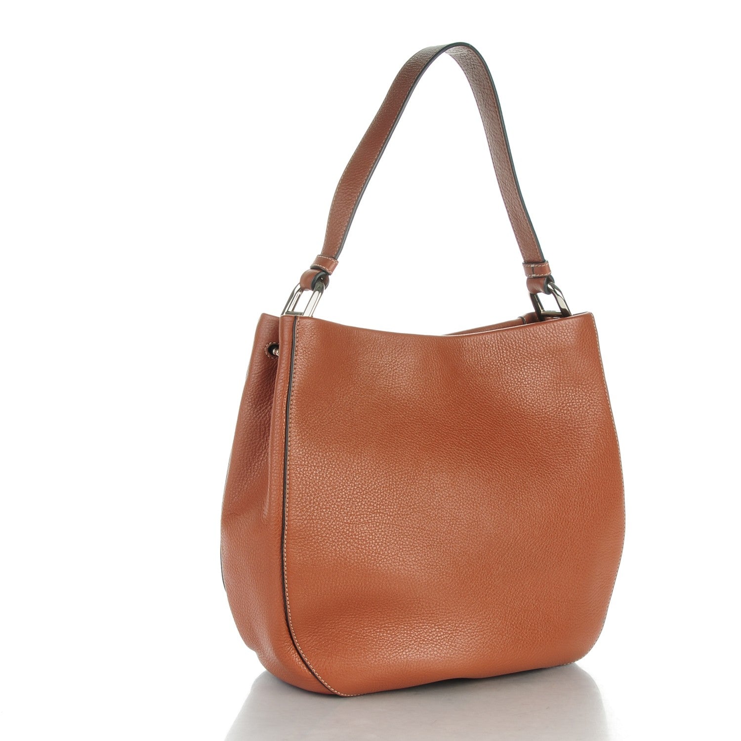 Marc Jacobs Grained Calfskin Maverick Hobo Cognac 3 of 9
