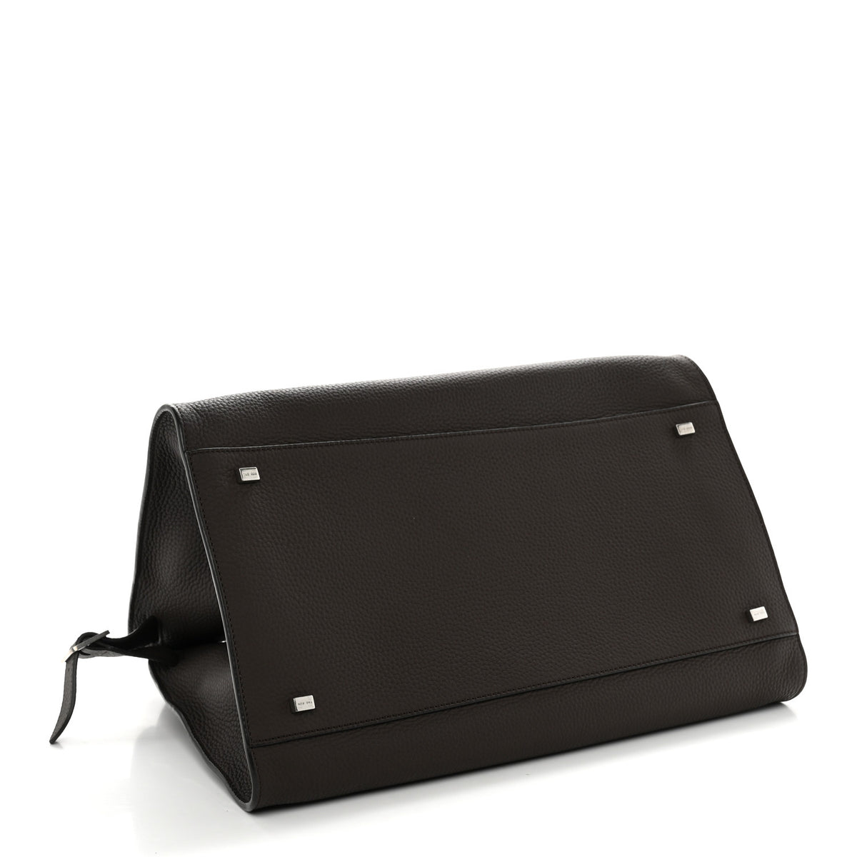 Matte Grained Calfskin Soft Margaux 15 Mocha