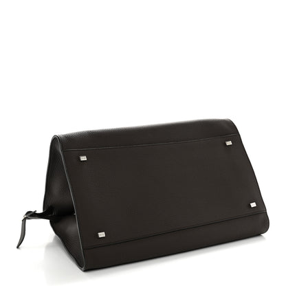 The Row Matte Grained Calfskin Soft Margaux 15 Mocha 4 of 9