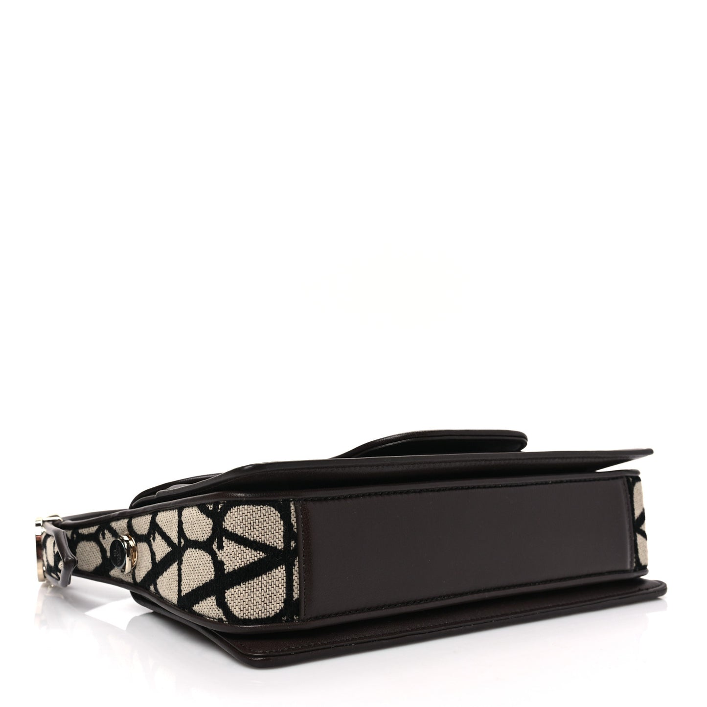 Toile Iconographe Goatskin Le Grand Deuxieme Shoulder Bag Naturale Black Fondant