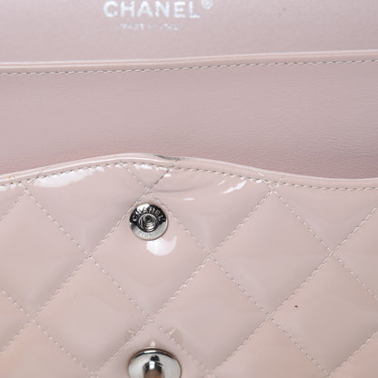 Chanel Patent Quilted Jumbo Double Flap Light Pink 11 of 15