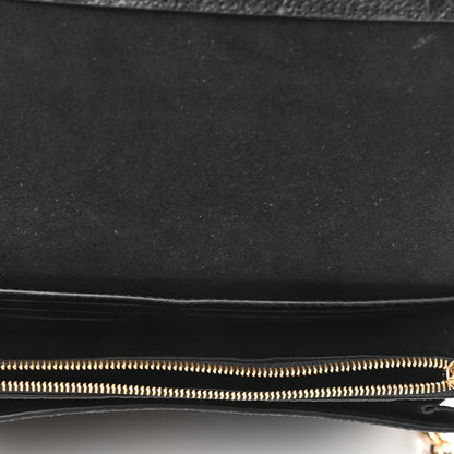 Louis Vuitton Empreinte Vavin Chain Wallet Black 5 of 11