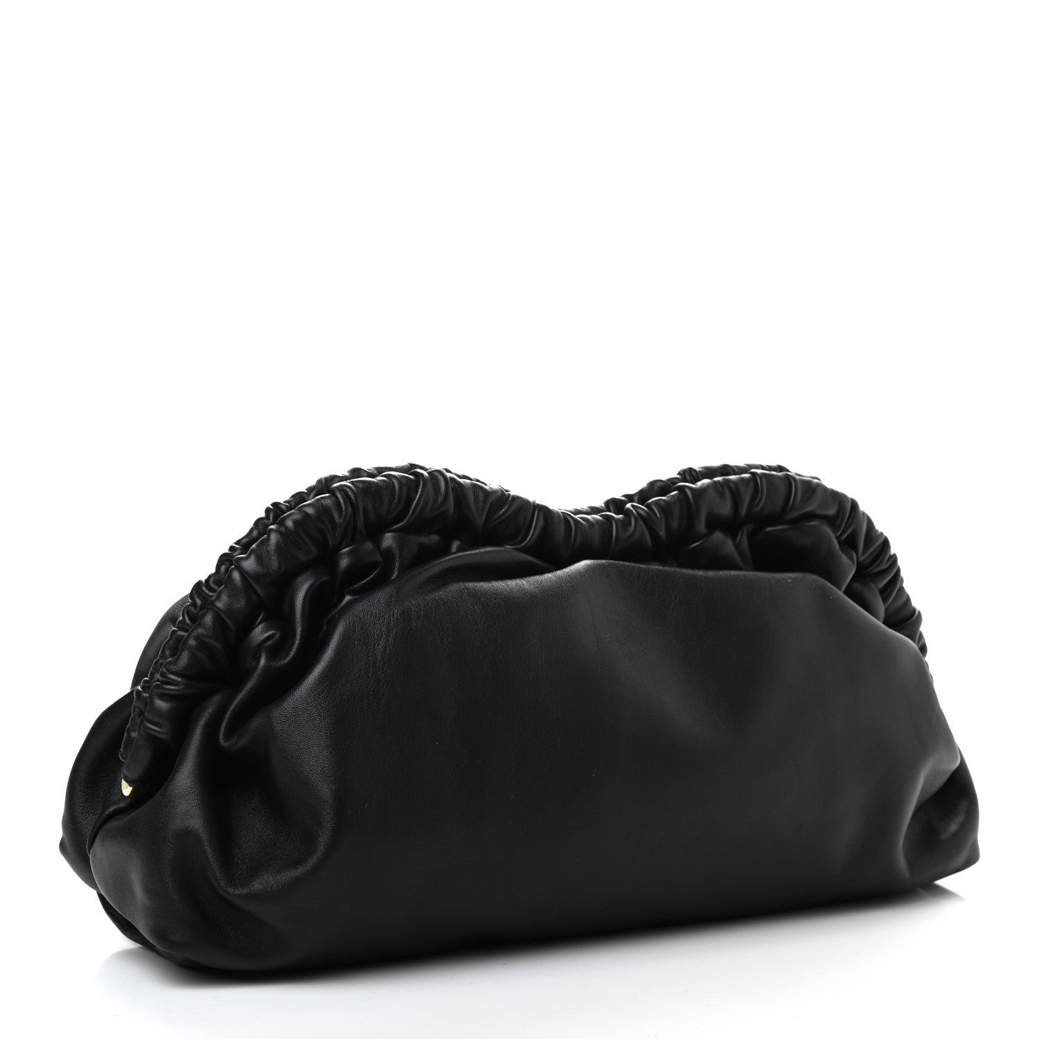 Mansur Gavriel Lambskin Cloud Clutch Black Flamma 3 of 10