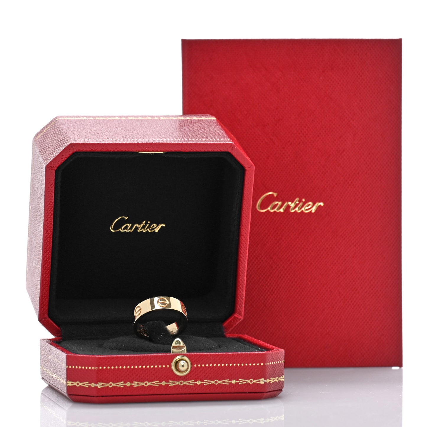 18K Yellow Gold 5.5mm LOVE Ring 52 6