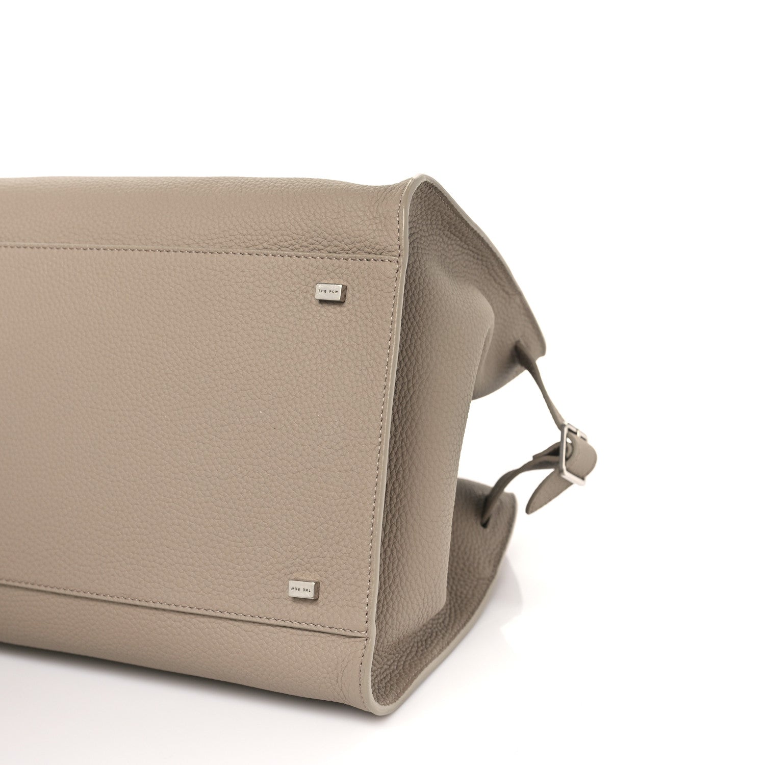 The Row Matte Grained Calfskin Soft Margaux 15 Dark Taupe 8 of 8