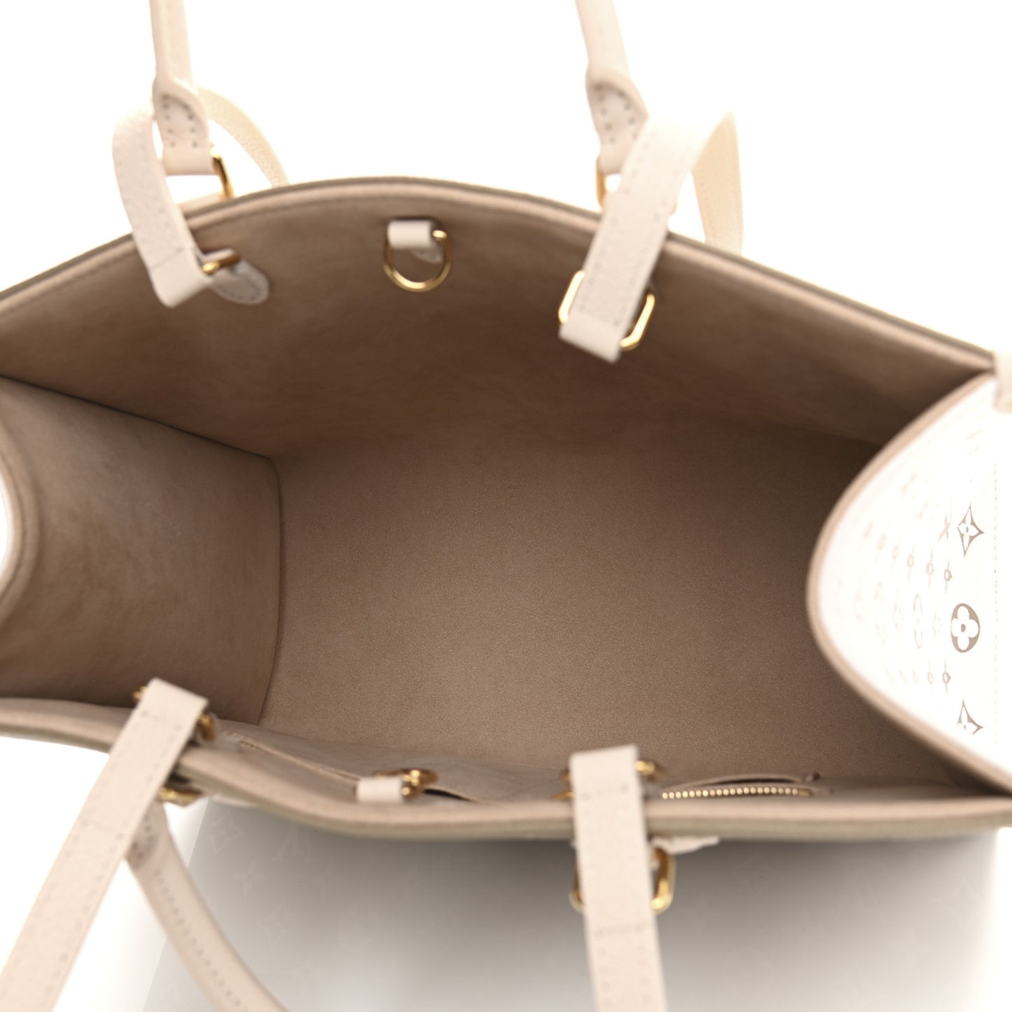 Empreinte Monogram Spring In The City Onthego MM Kaki Beige Cream