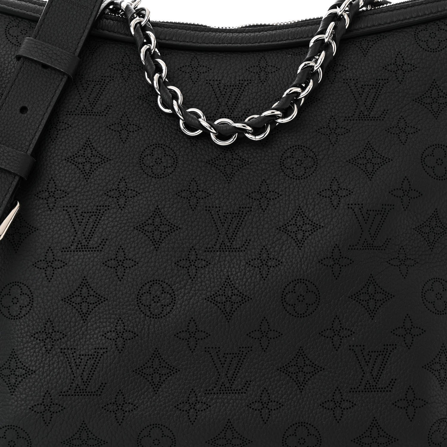 Louis Vuitton Mahina Braided Hand It All MM Black 7 of 9