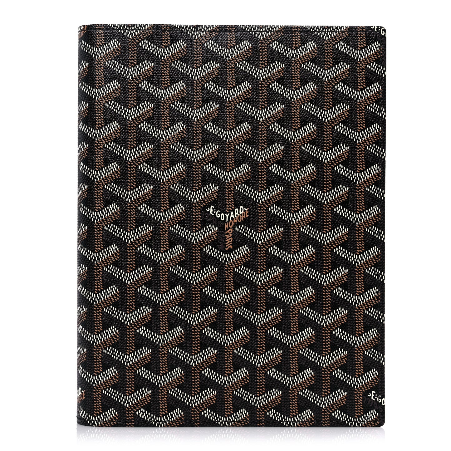 Goyardine Agenda Cover Black