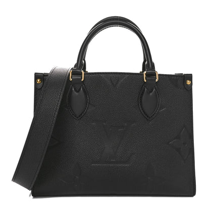 Louis Vuitton Empreinte Monogram Giant Onthego PM Black 1 of 9