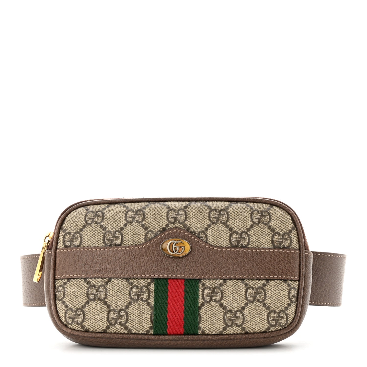 Gucci GG Supreme Monogram Ophidia Belted iPhone Case 75 30 Dark Brown 1 of 10