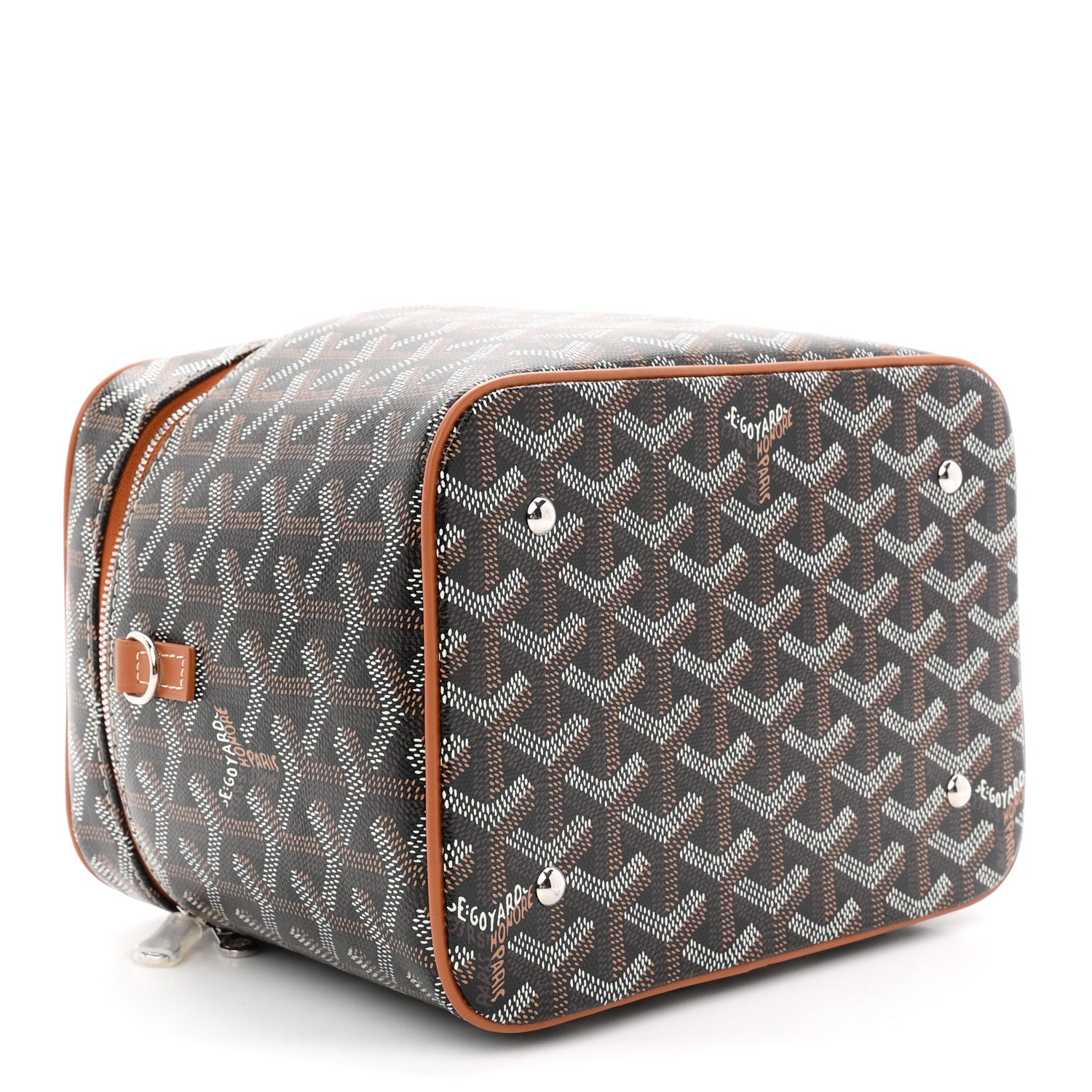 Goyard Goyardine Muse Vanity Case Black Gold 5 of 7