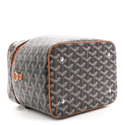 Goyard Goyardine Muse Vanity Case Black Gold 5 of 7
