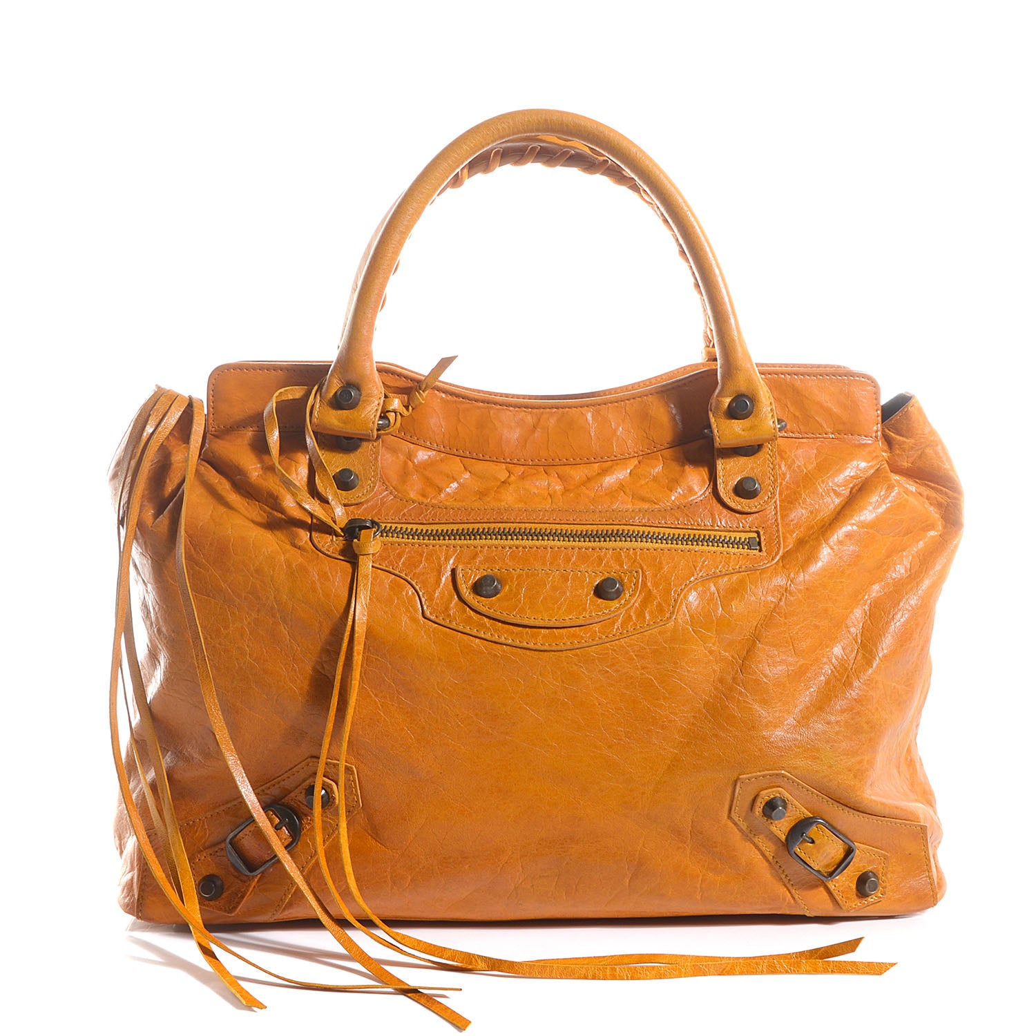 Balenciaga Chevre Classic Hardware Step Bag Marigold 1 of 11