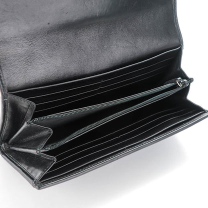 Gucci Calfskin Stirrup Continental Wallet Black 5 of 7
