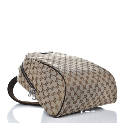 Gucci Monogram Travel Backpack Dark Brown 4 of 9