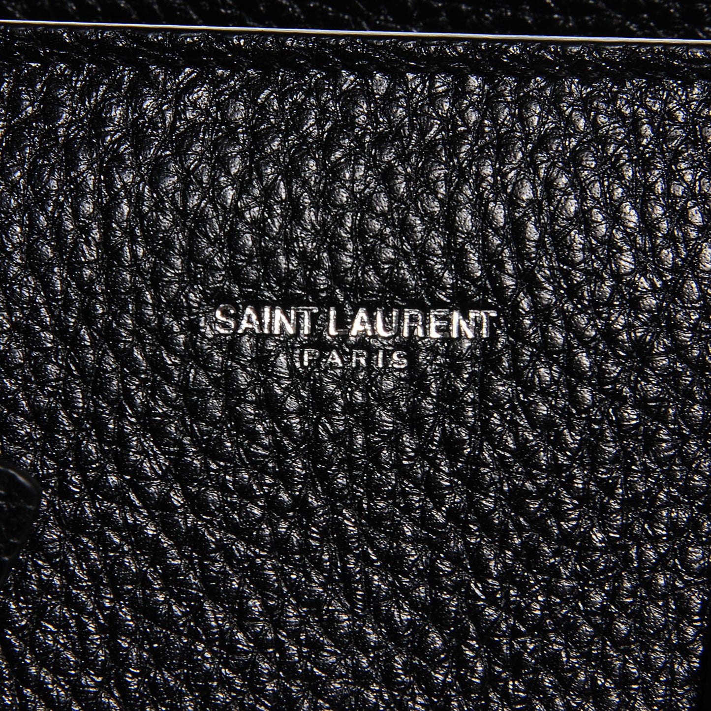 Grained Calfskin Small Sac De Jour Black