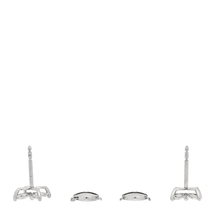 Tiffany Platinum Diamond .92ct Medium Victoria Earrings 3 of 5