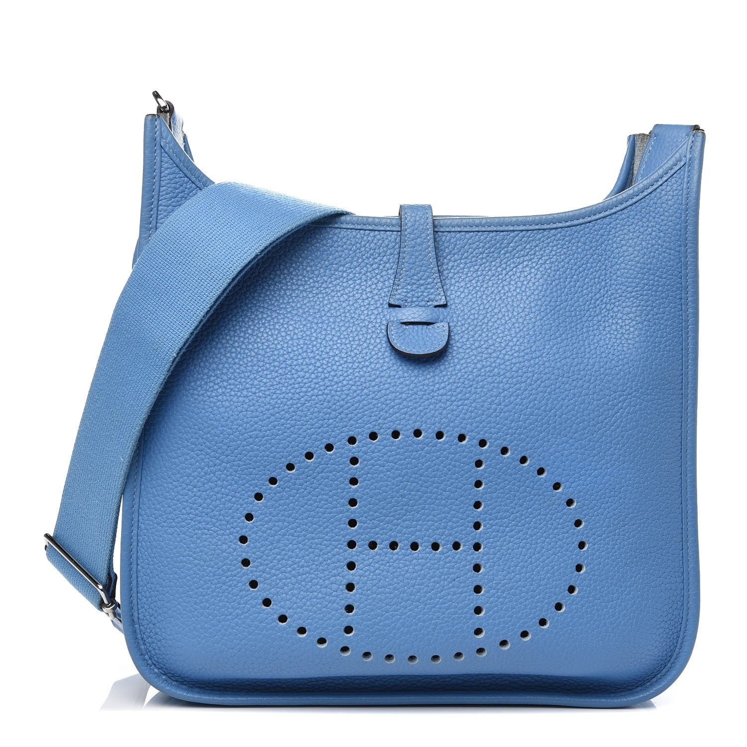 Hermes Taurillon Clemence Evelyne III PM Bleu Paradis 1 of 14