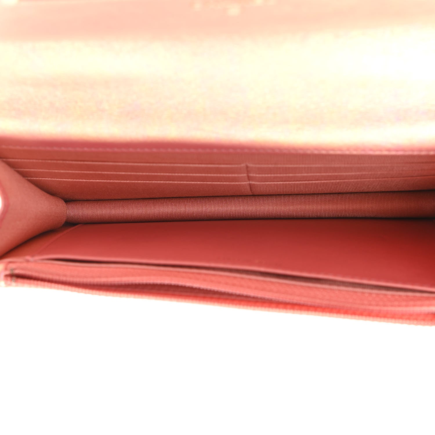 Chanel Iridescent Calfskin Quilted Chanel 19 Wallet On Chain WOC Pink 5 of 12