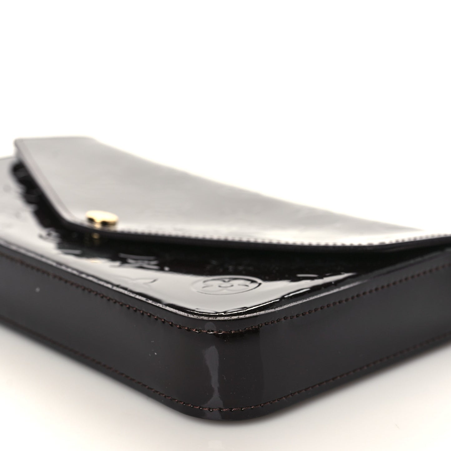 Vernis Pochette Felicie Chain Wallet Amarante