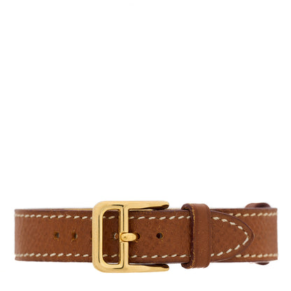 Hermes Stainless Steel Epsom 20mm Kelly Cadena Quartz Watch Gold 4 of 5