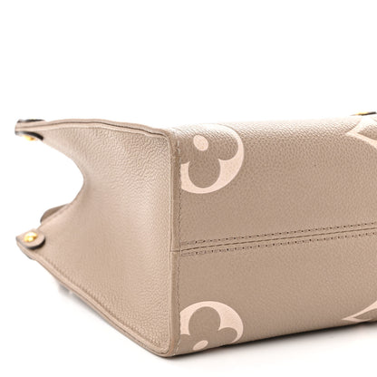 Louis Vuitton Empreinte Monogram Giant Onthego PM Tourterelle Creme 8 of 9