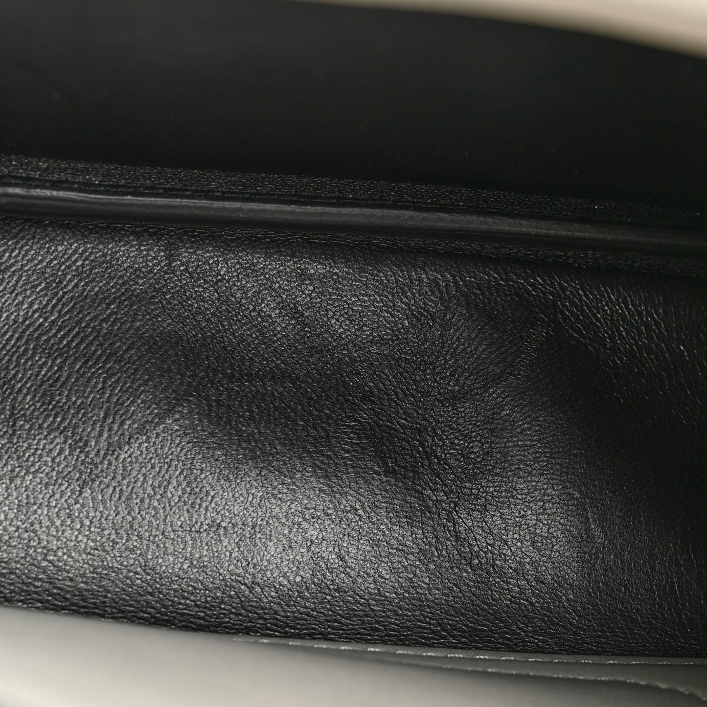 Saffiano Cuir Small Matinee Tote White Black