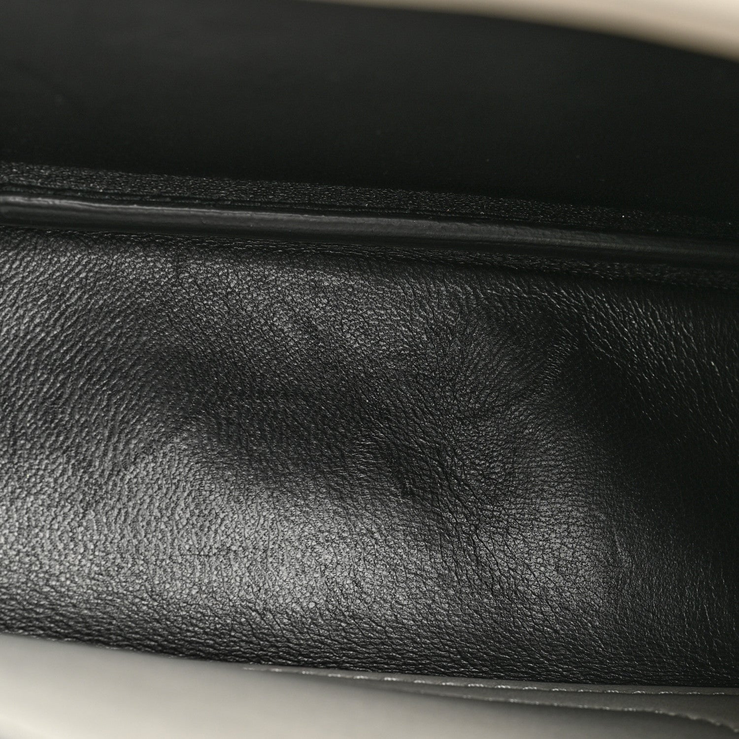 Prada Saffiano Cuir Small Matinee Tote White Black 10 of 11